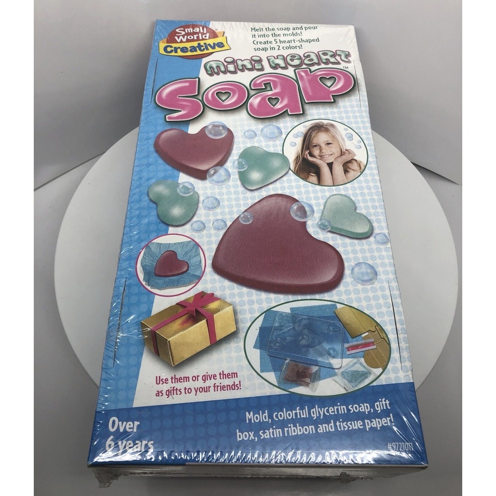 Make Your Own Soap For Hand & Body Handmade Fun Novelty Custom Soap Heart Craft